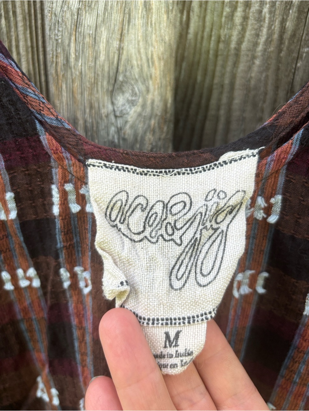 Ace & Jig Tamar dress in Scholar size M - Picture 3 of 5